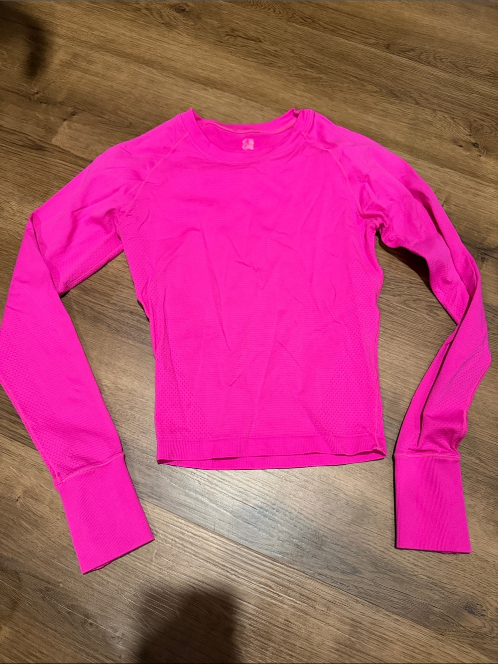 BuffBunny Long Sleeve Active Top - Hot Pink